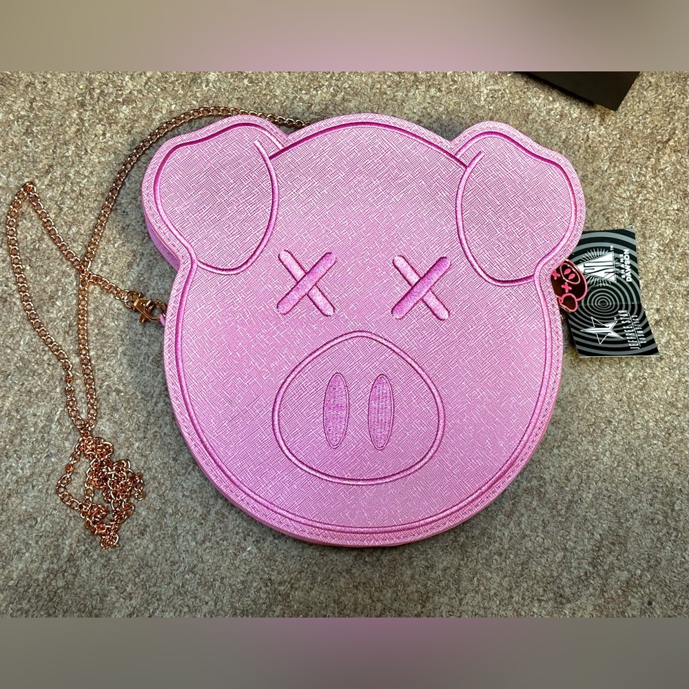 Shane Dawson X Jeffree Star Conspiracy Collection Pink Pig Crossbody Purse Piggy